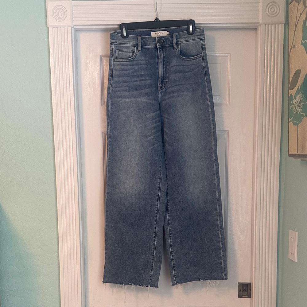 Stylish Wide-Leg Denim Jeans